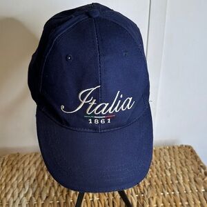 Italia 1861 Navy Embroidered Baseball Cap